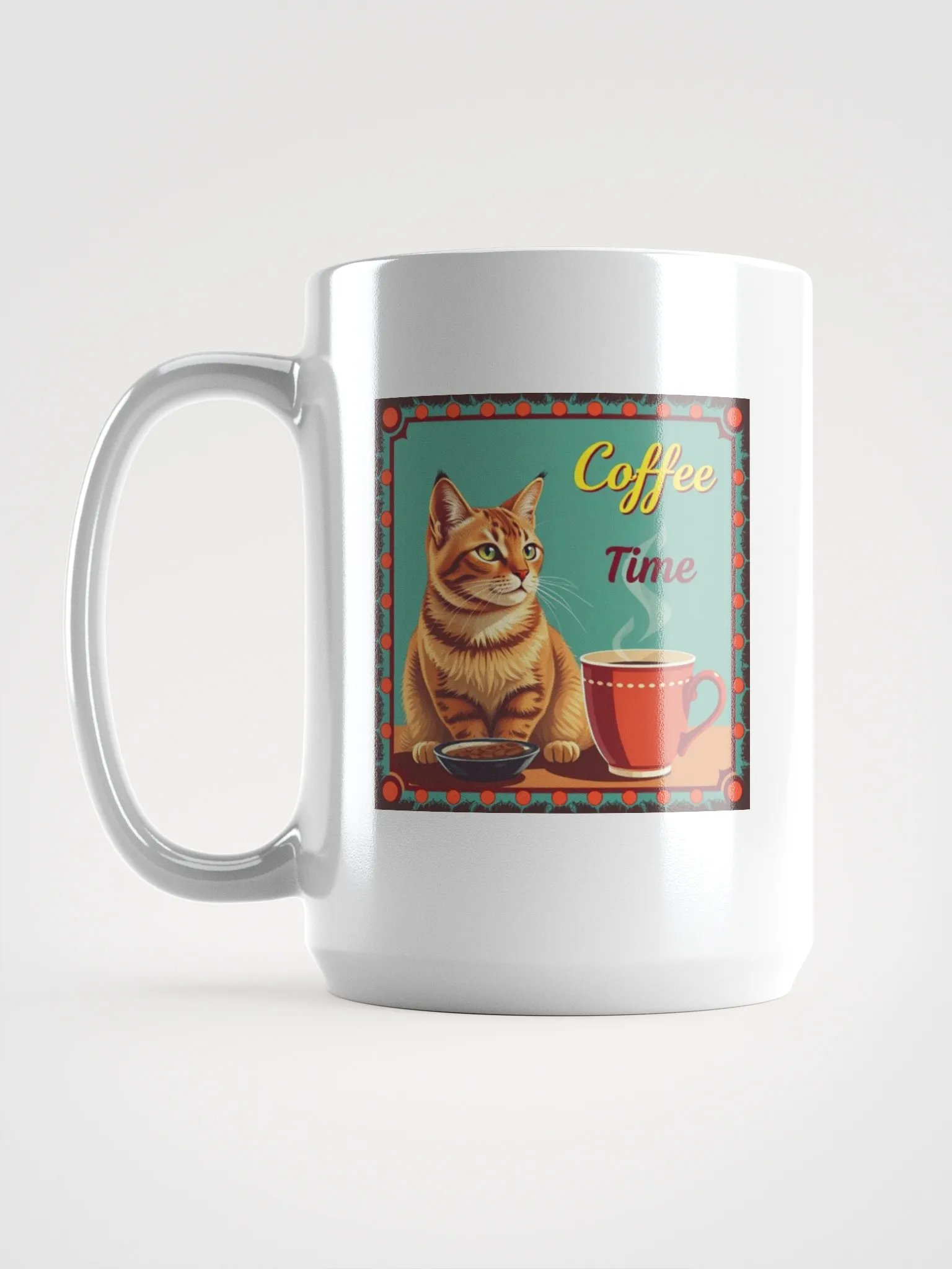Coffee Cat Time Mug product image (1)