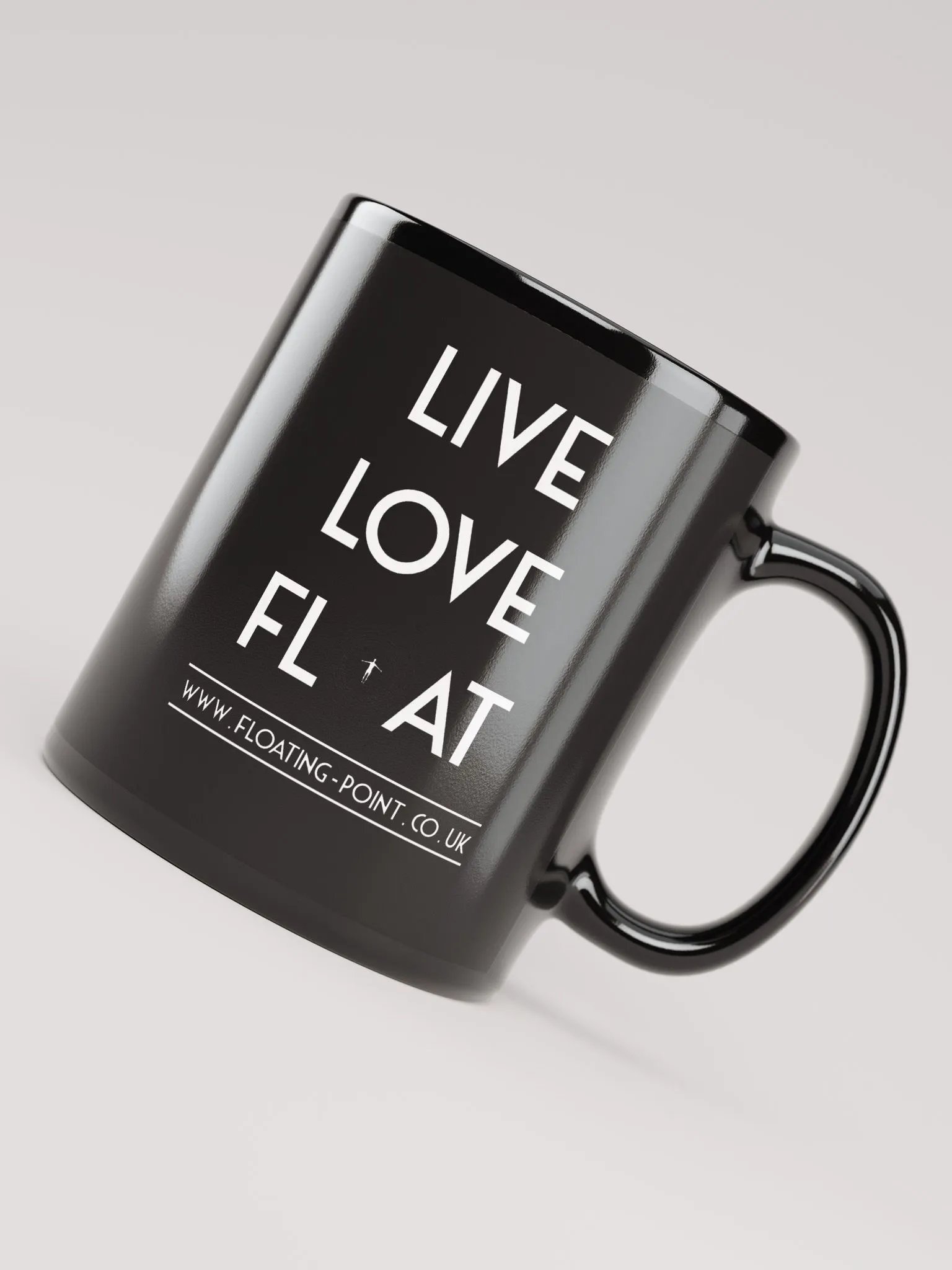 Live Love Float Mug (Black) product image (4)