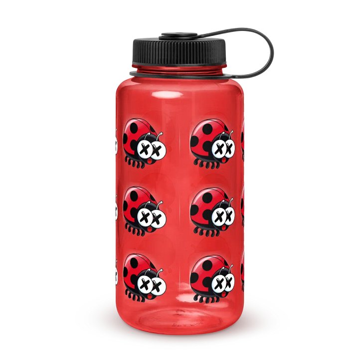 Ladybug Sees You Getting Dehydrated Wide Mouth Water Bottle product image (2)