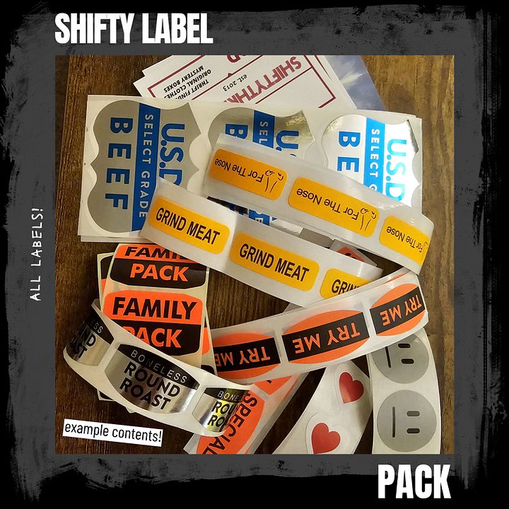 Random Shifty Label Pack - ships free! product image (1)