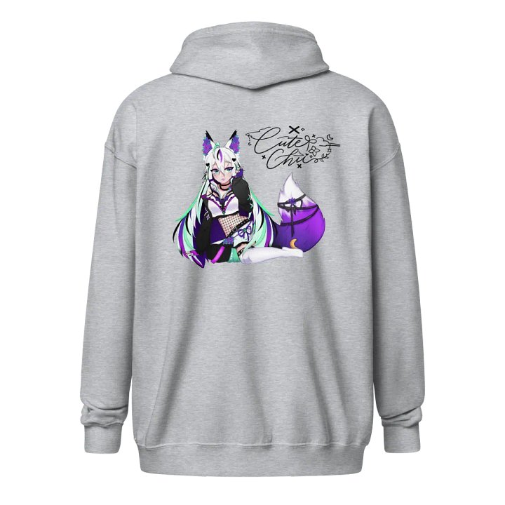 xCuteChii Woman's Zip Up Hoodie Full Art (LIGHT COLORS) product image (3)