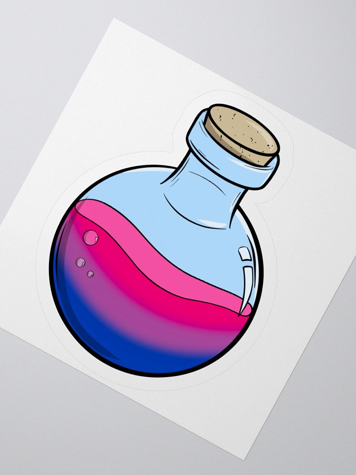 Bisexual Pride Potion | 3" Sticker product image (2)