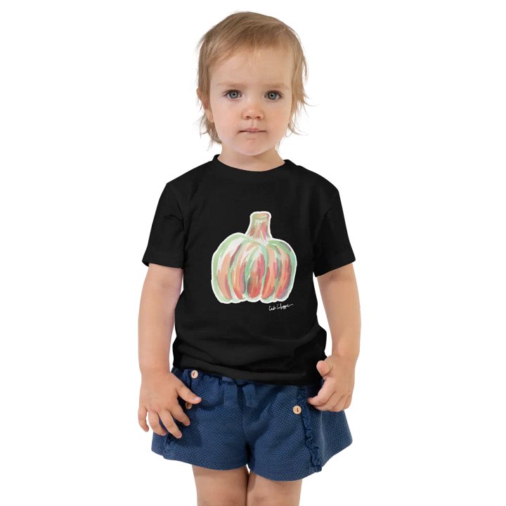 Watercolor Pumpkin Bella+Canvas Toddler T-Shirt product image (1)