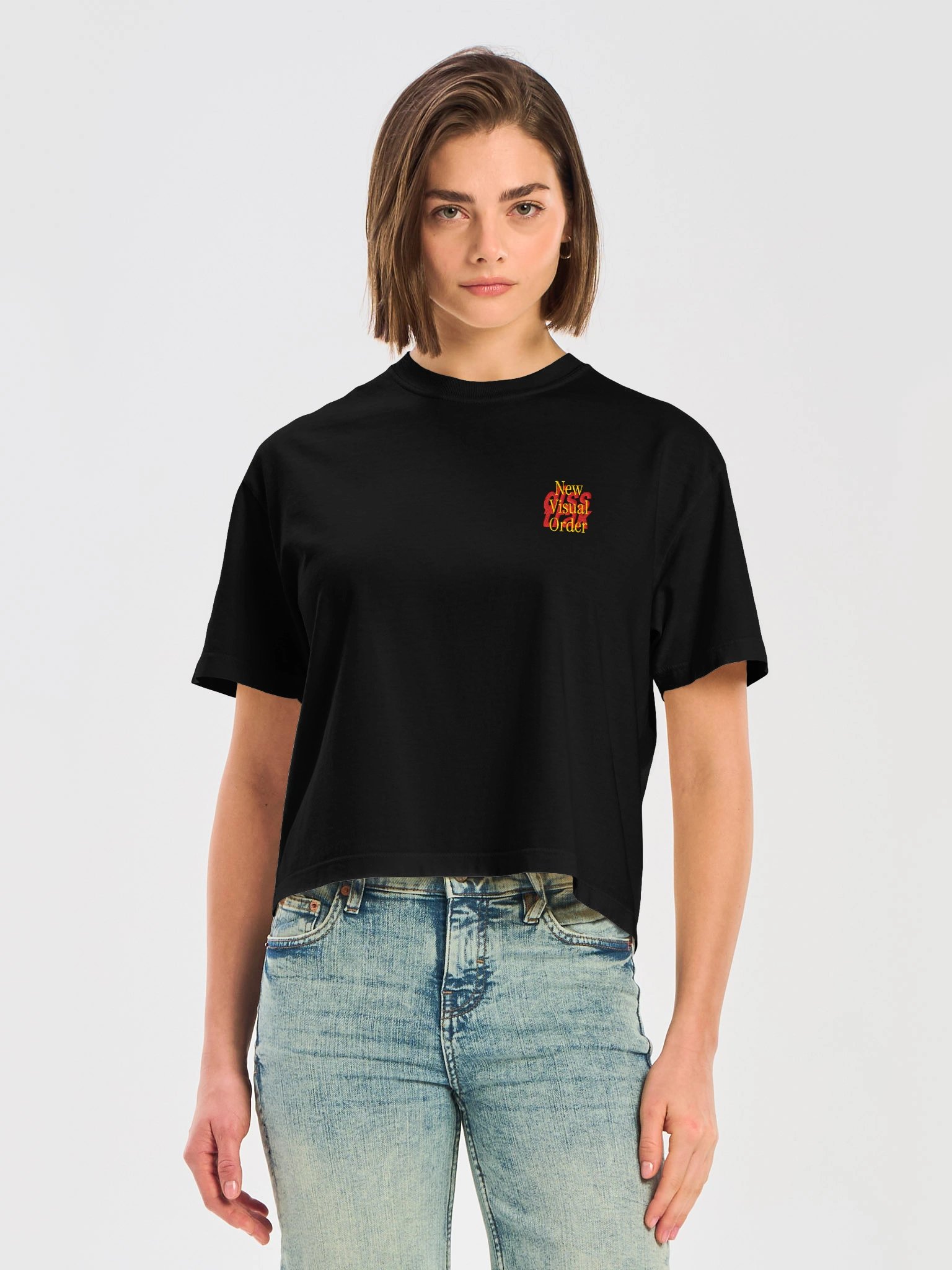 Disstrak Agenda Women's Boxy Tee / Black product image (5)