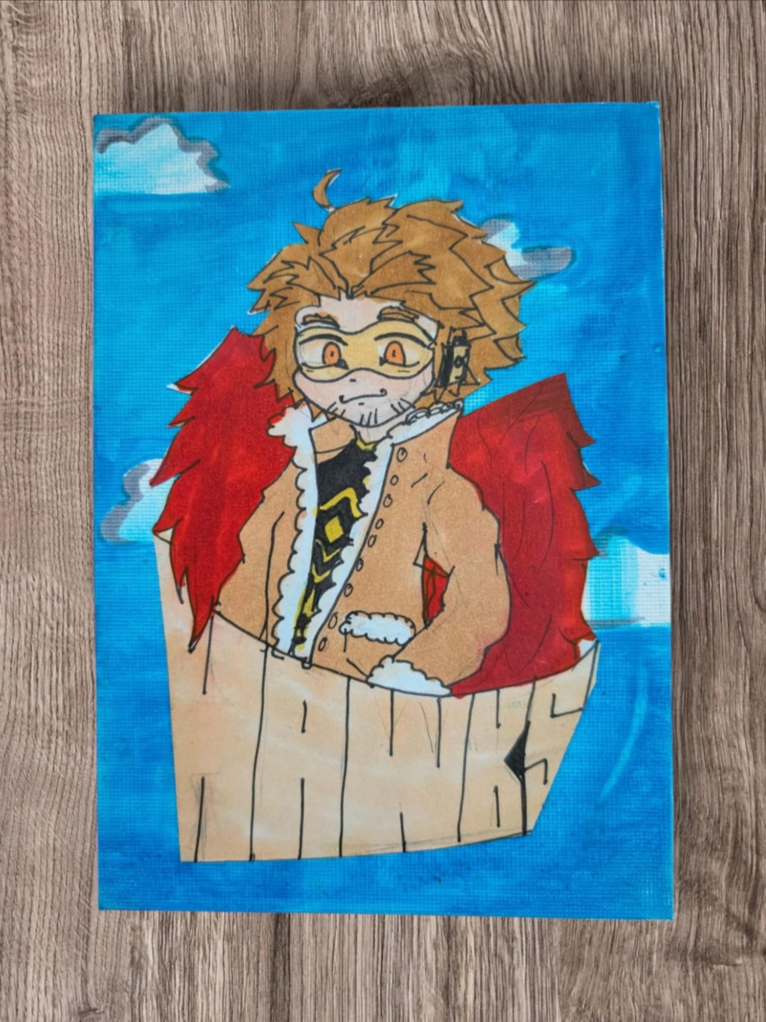 Hawks Portrait 5*7 Flatback Canvas product image (1)