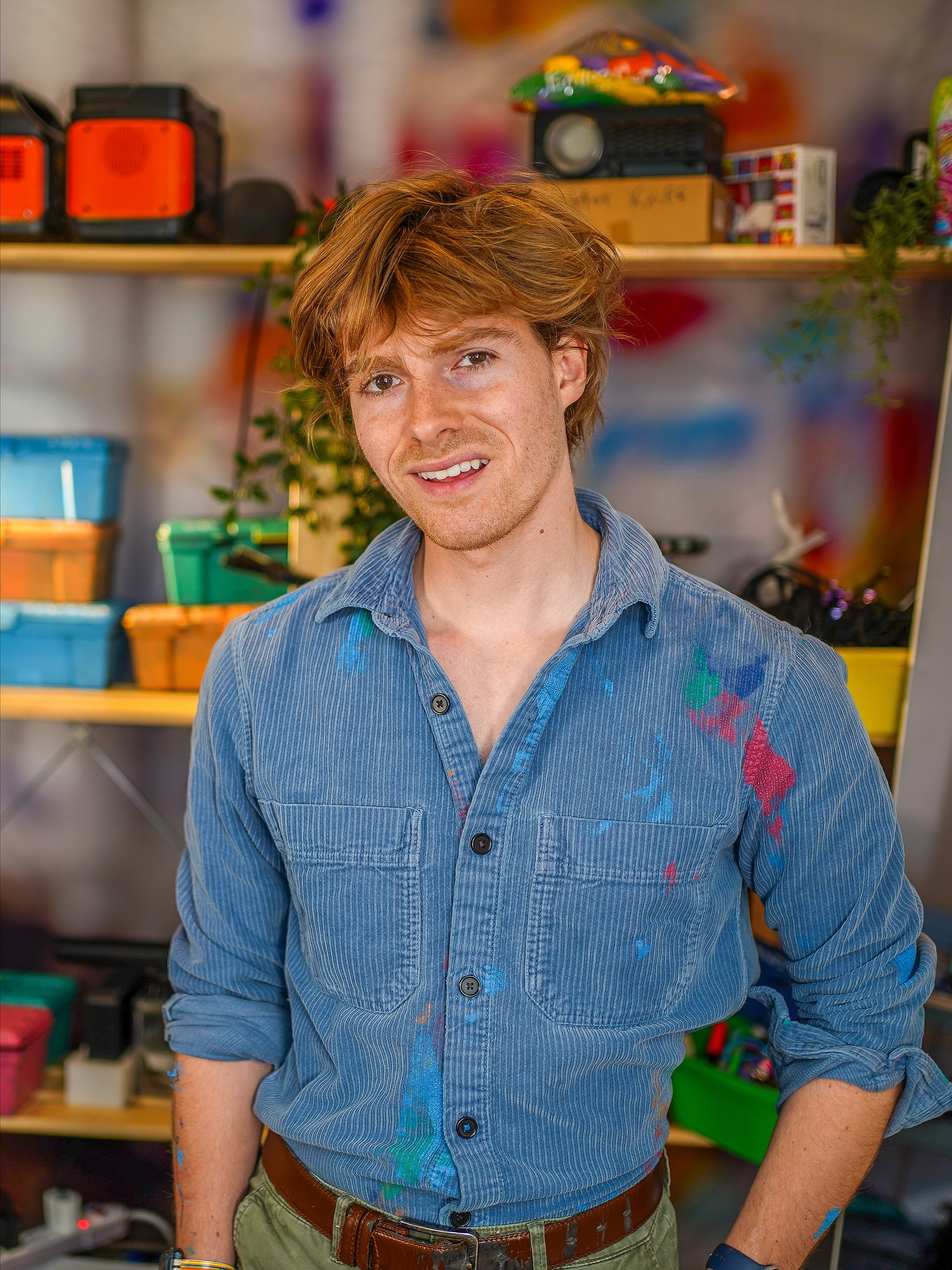 Blue Corduroy Shirt / Studio Colors product image (1)