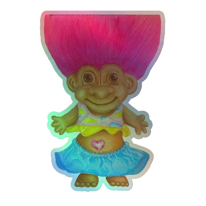 Treasure Troll Holo Sticker product image (1)