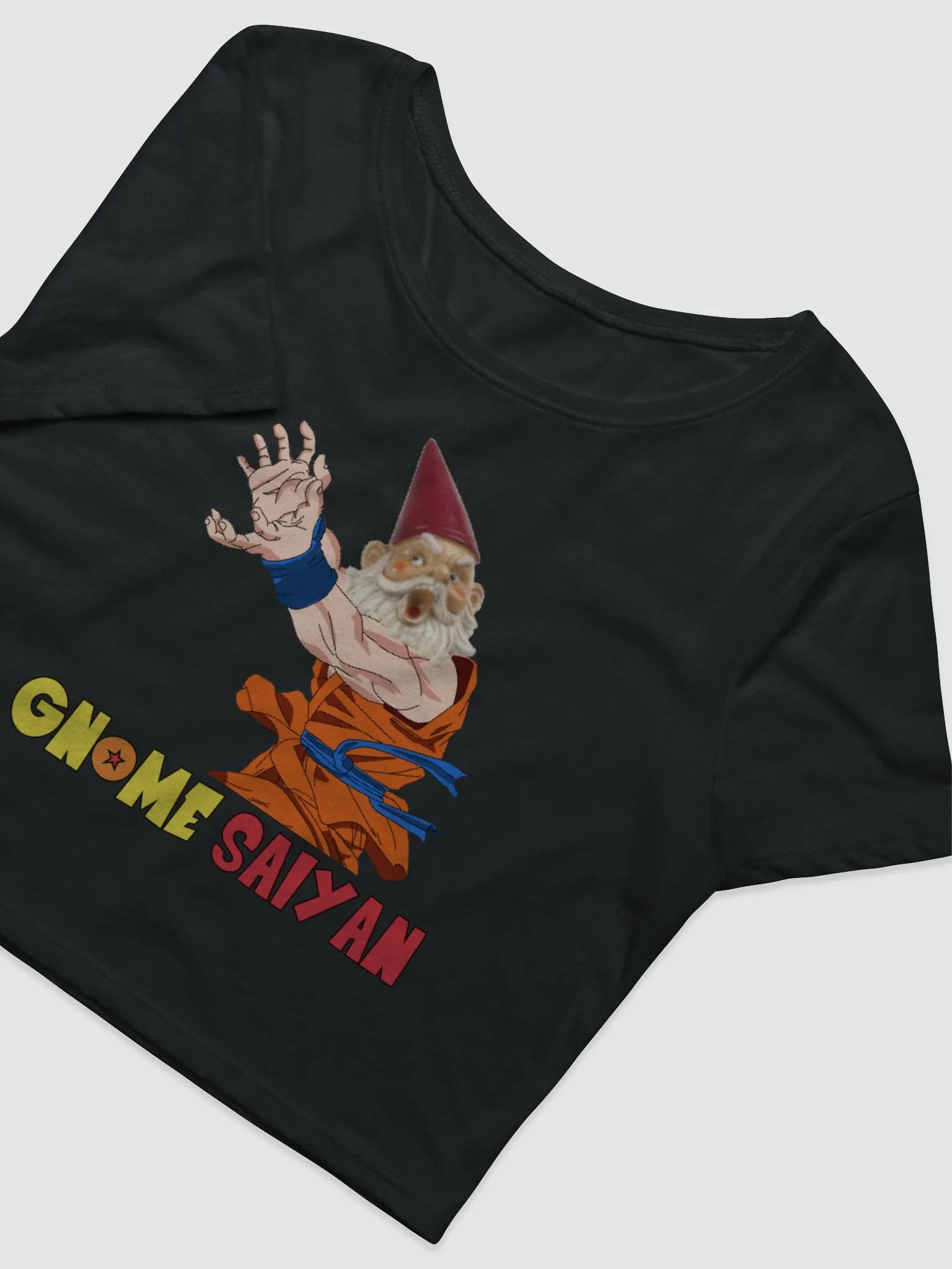 Gnome Saiyan Crop Top product image (2)