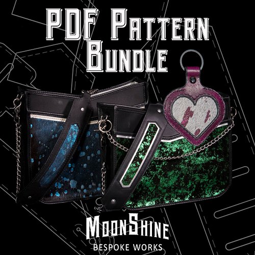 The February Pattern Of The Month Bundle is now live! This month features patters for my signature bag in the large and mediu...