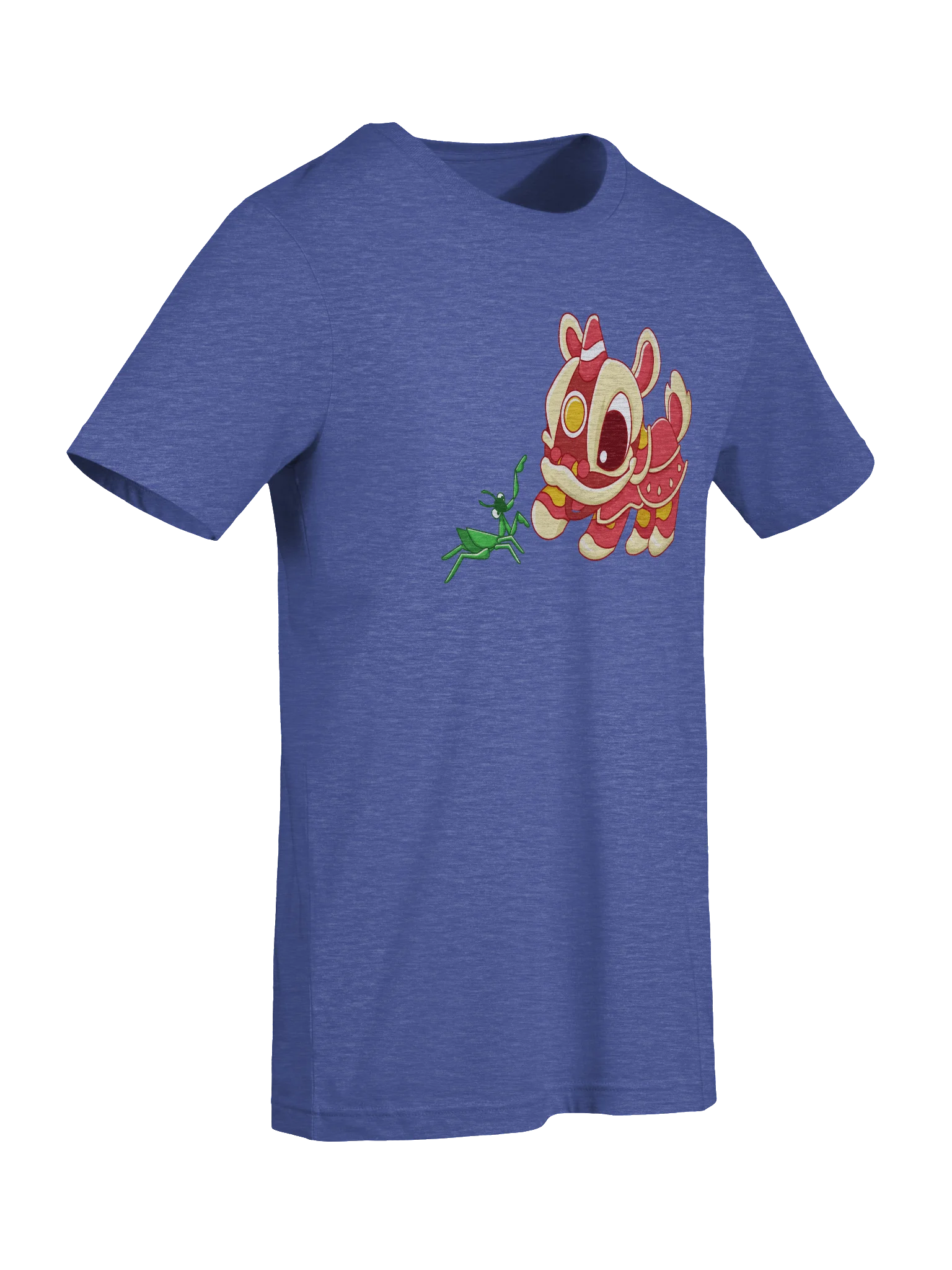 Mantis Meets Lion Heather Tee - Cotton Blend product image (21)