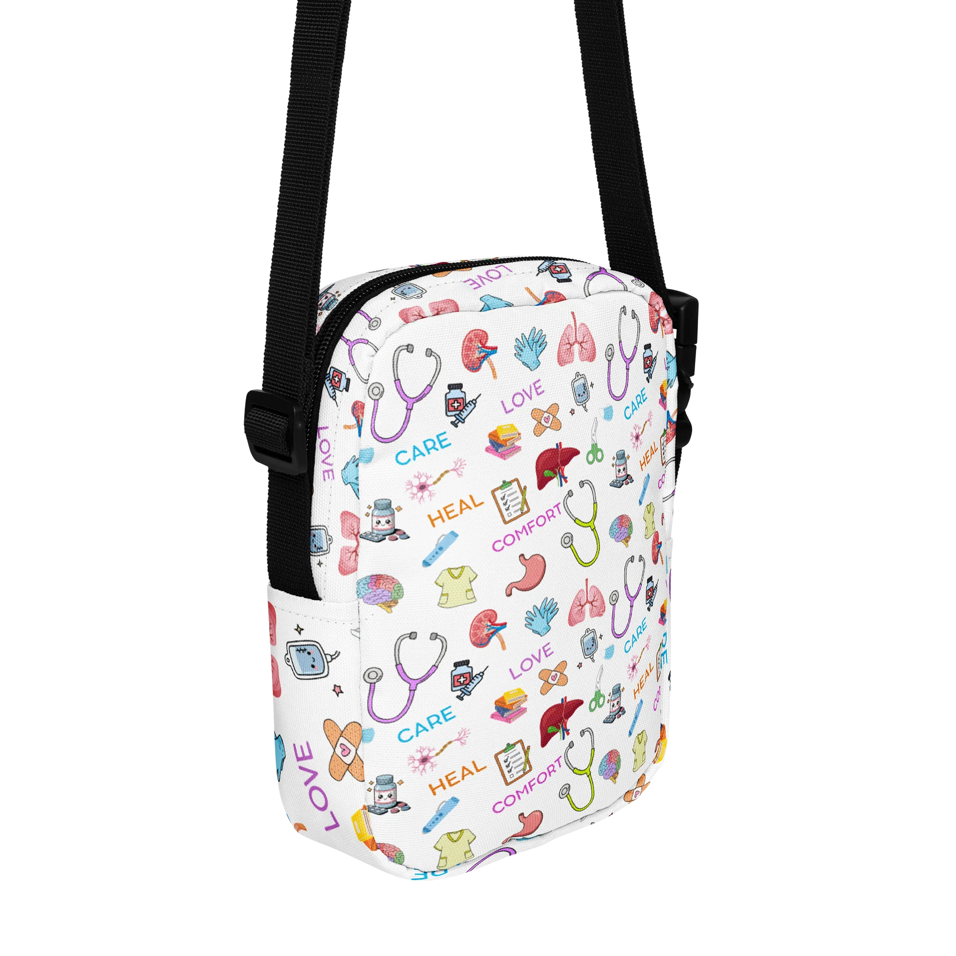 Nursing Student Crossbody Bag | Nursing Clinical Bag | Medical-Themed Nurse Bag by Nurse Sarah® product image (5)