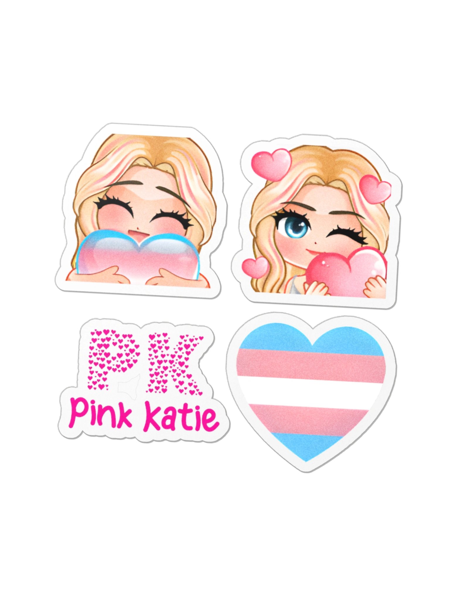 PinkKatie Hearts Stickers product image (1)