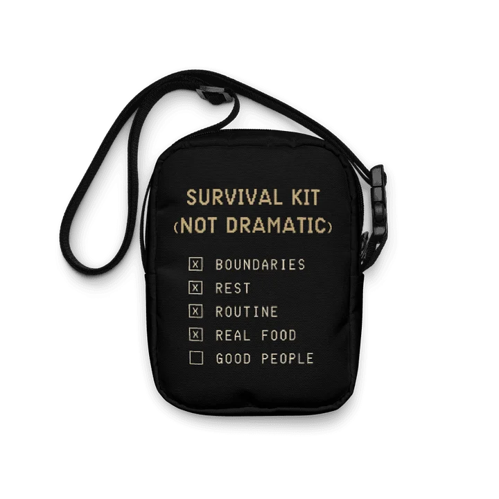 Survival Kit Crossbody Bag | Chronic Illness Spoonie Essentials Bag product image (1)