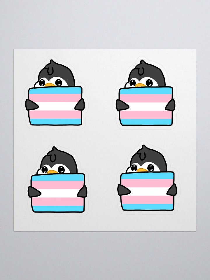 "Trans Pride" Lil' Guy - Sticker Sheet product image (1)
