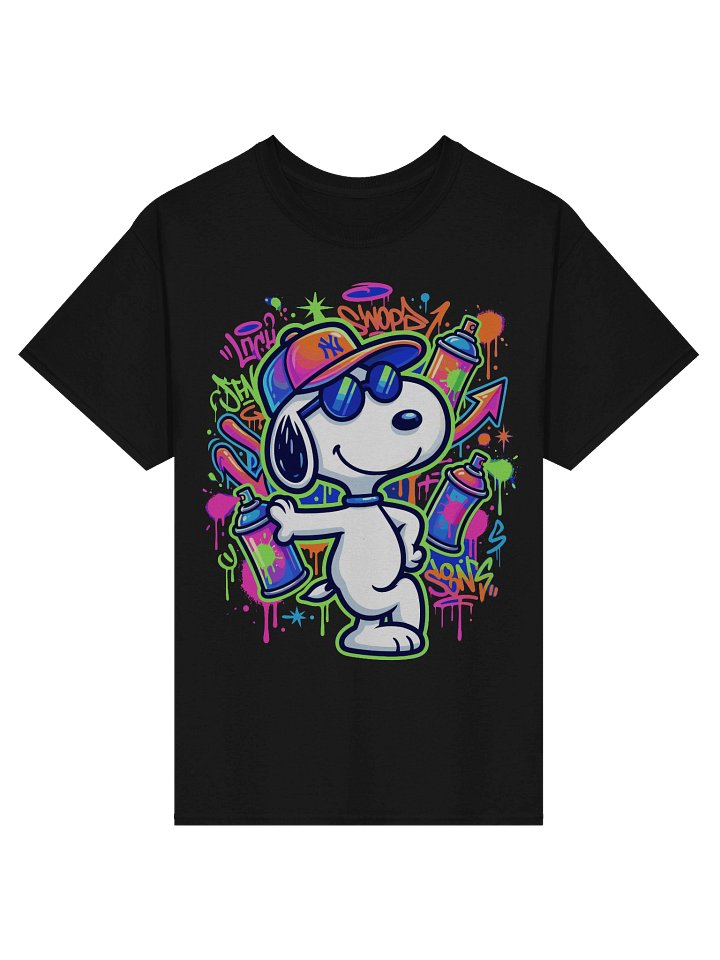 Snoopy graffiti t-shirt product image (2)