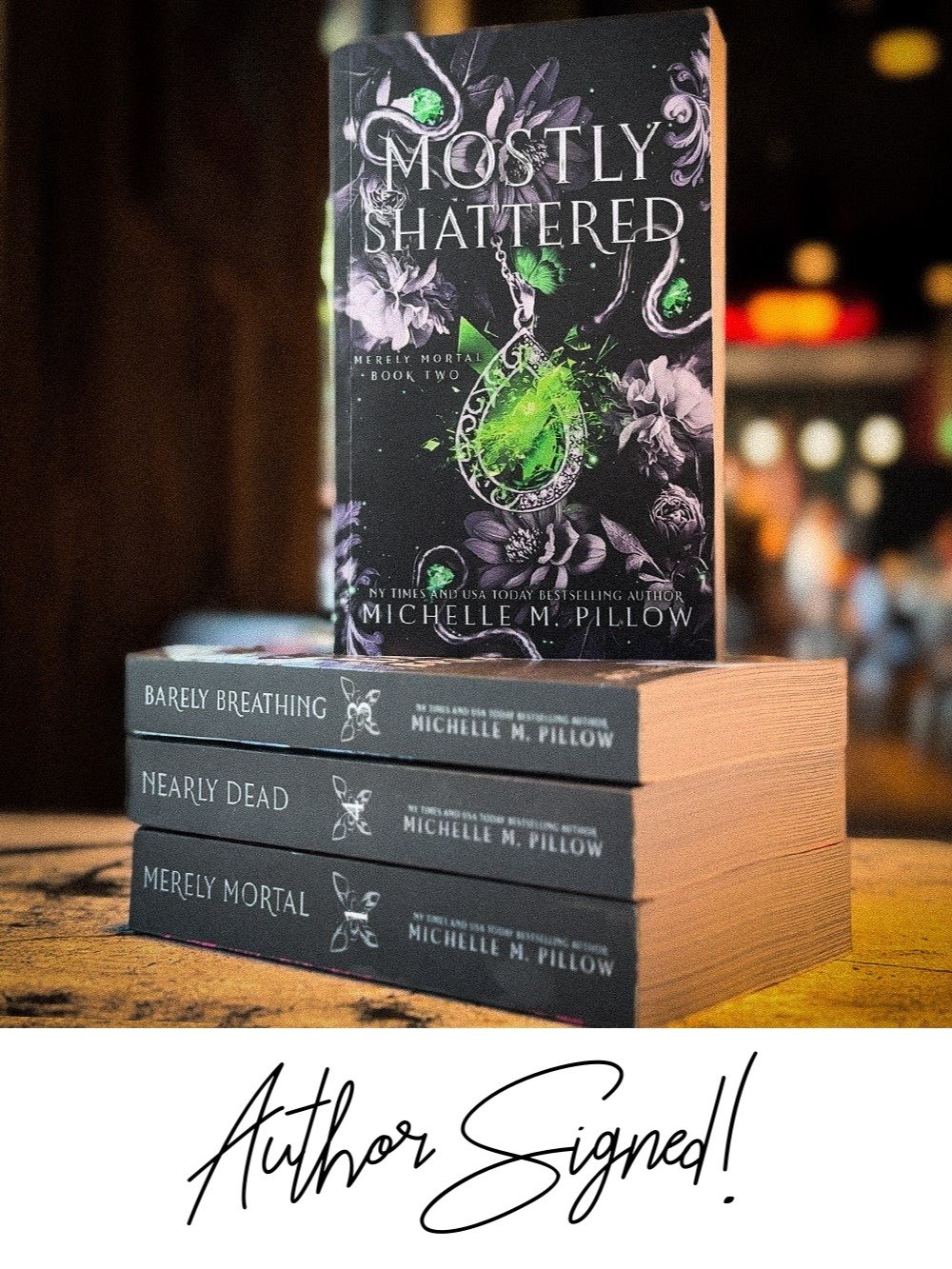 SIGNED: Complete Merely Mortal Series Paperback 4 Book Bundle product image (2)