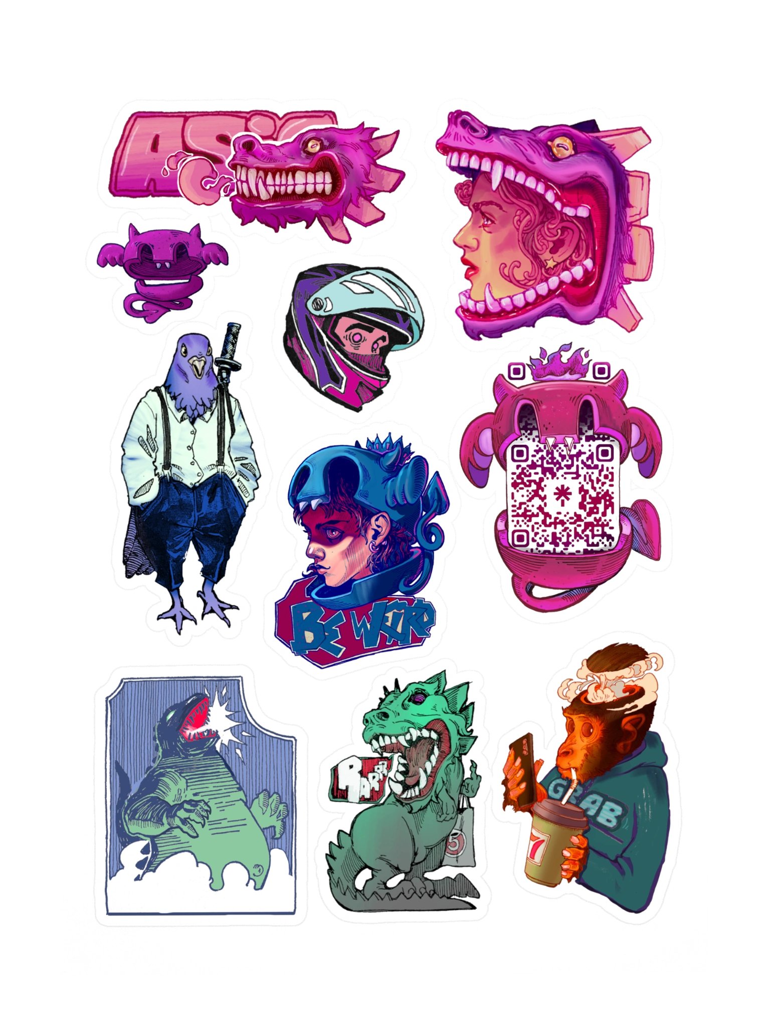 Asia#1 sticker pack А5 product image (3)