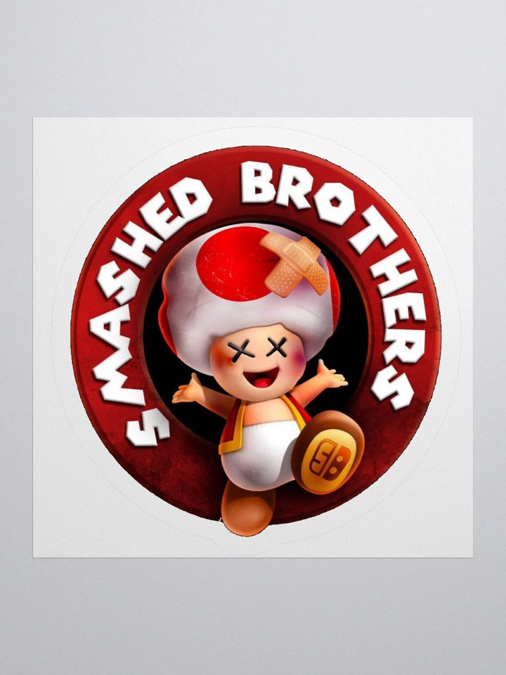 Smashed Brothers Toad Slap Sticker product image (1)