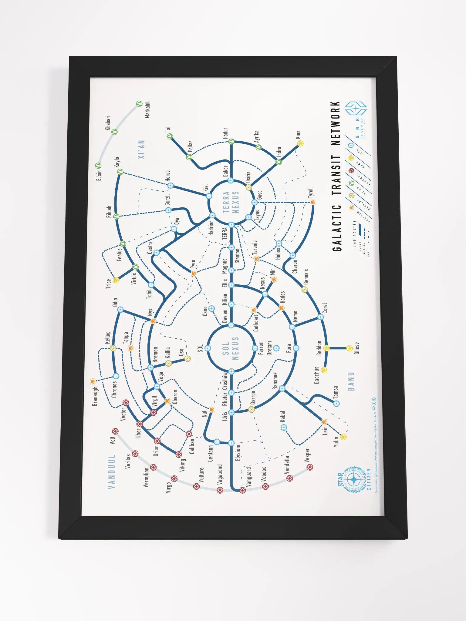 Galactic Transit Map product image (4)