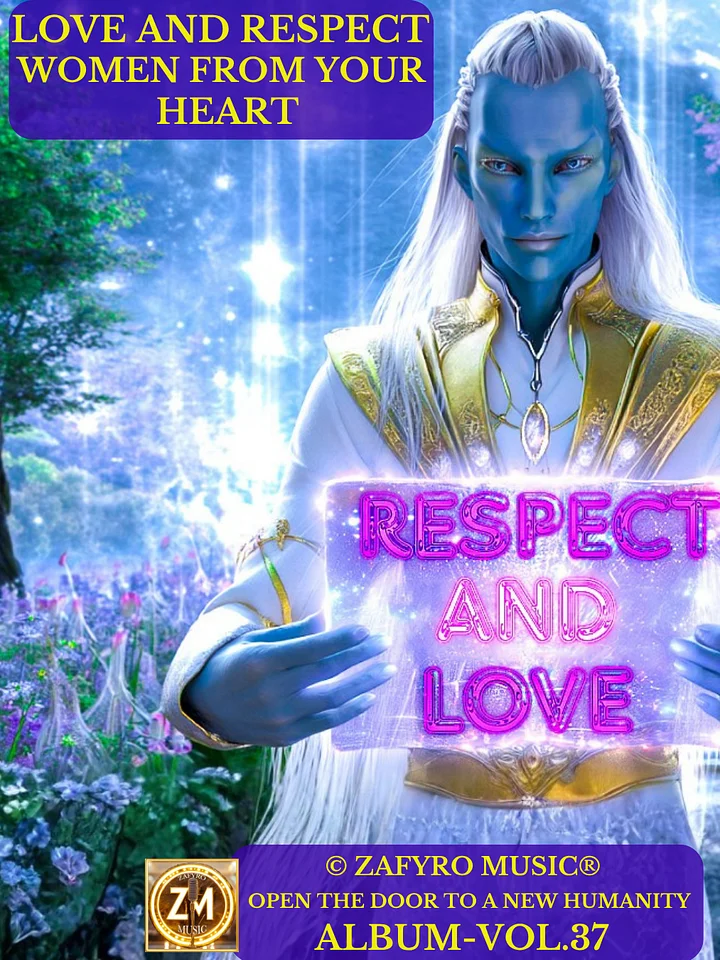 ÁLBUM - VOL. 37 (MUSIC) - LOVE AND RESPECT WOMEN FROM YOUR HEART — OPEN THE DOOR TO A NEW HUMANITY © ZAFYRO MUSIC® product image (1)