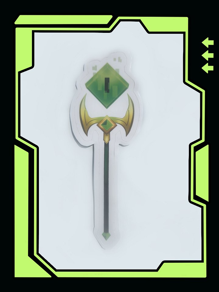 Tiny Evil Staff Sticker product image (1)