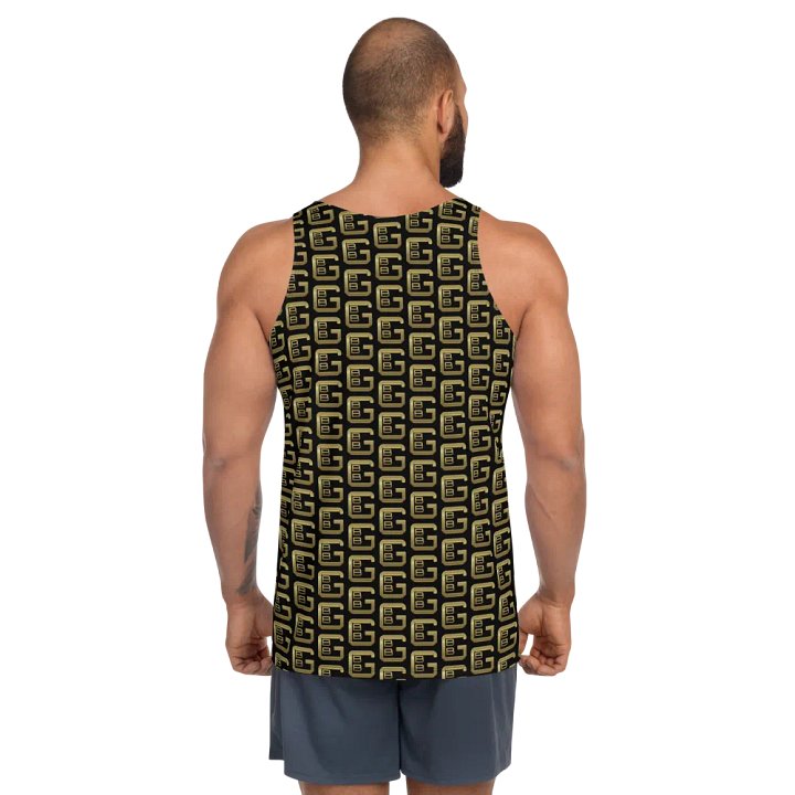 Black, White and Grey BBG Designer Logo Tank-top product image (2)