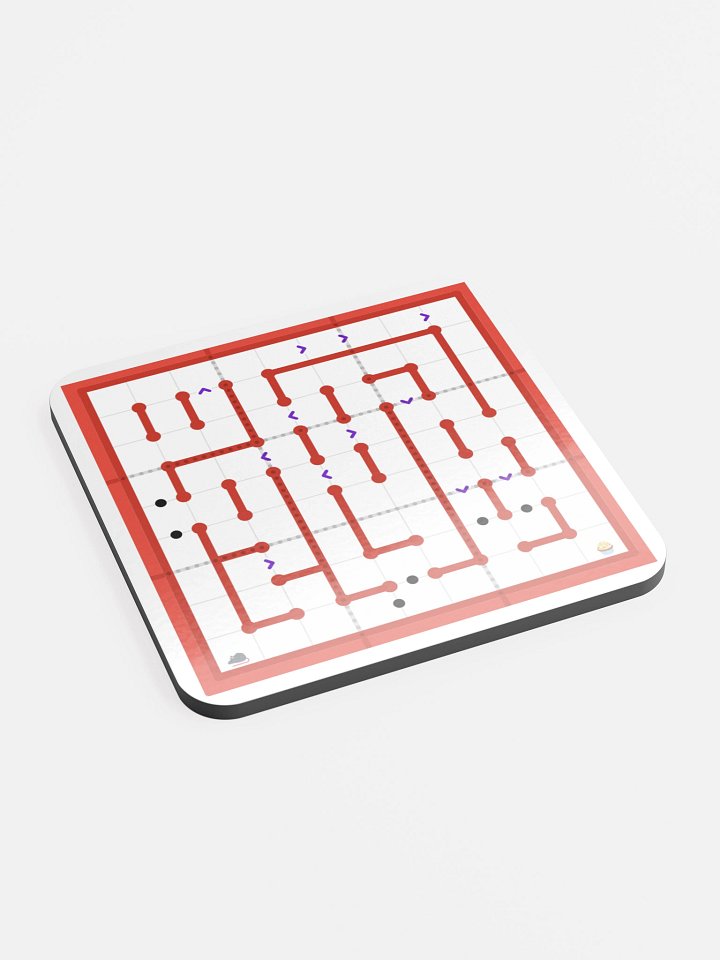 Rat Run Coaster Red product image (2)