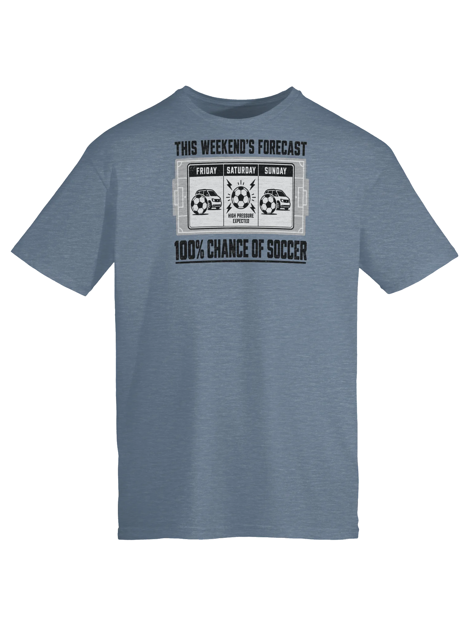 100% Chance of Soccer Forecast Tee product image (49)