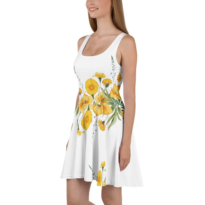 Sunflower Radiance Skater Dress product image (1)