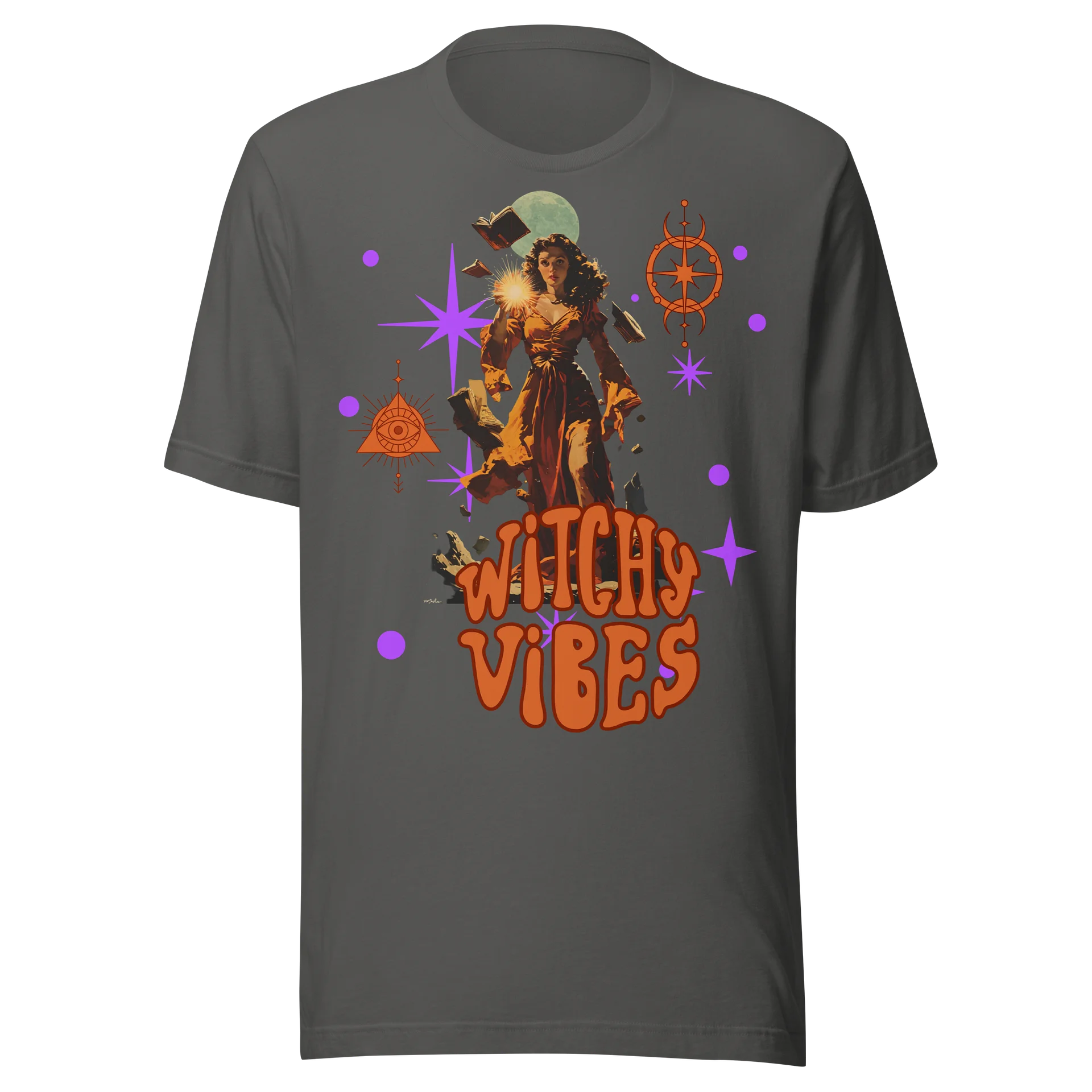 Witchy Vibes Retro Mystic Tee product image (1)