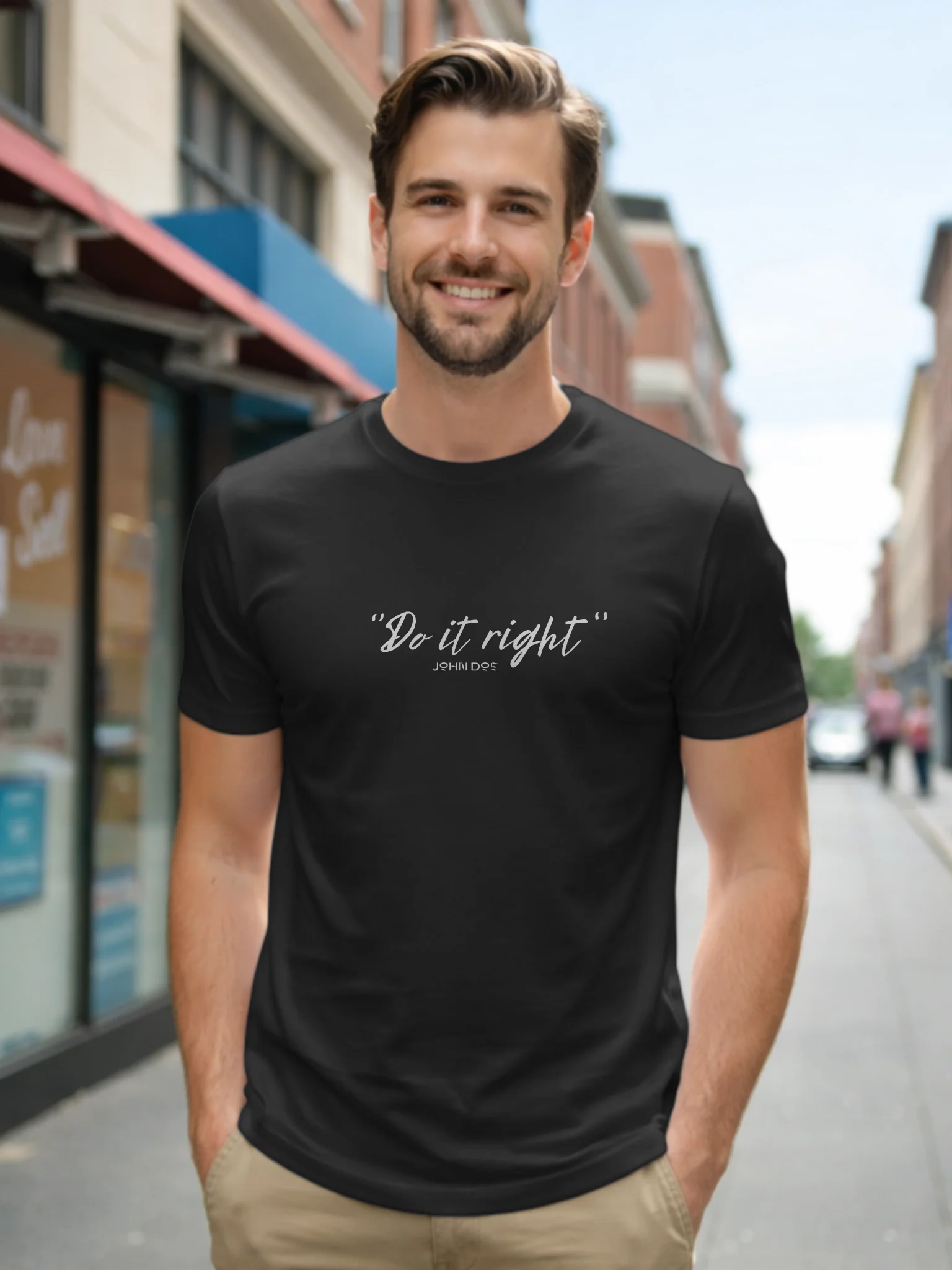 Do it right . Unisex product image (1)