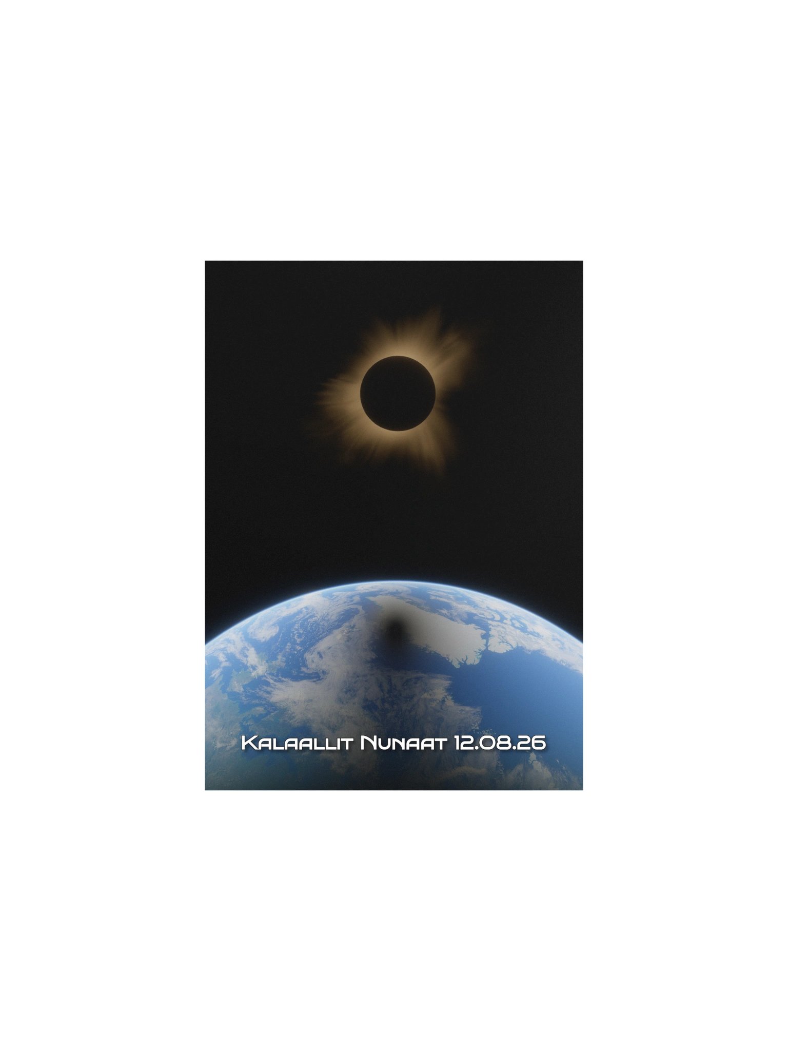 Solar Eclipse Poster - Greenland product image (1)
