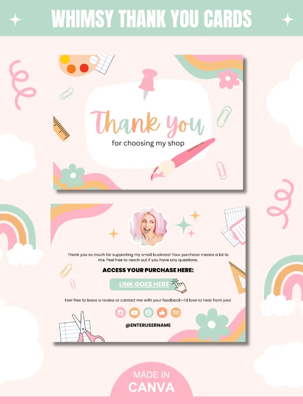 Whimsical MRR/PLR Etsy Receipt Banners product image (8)