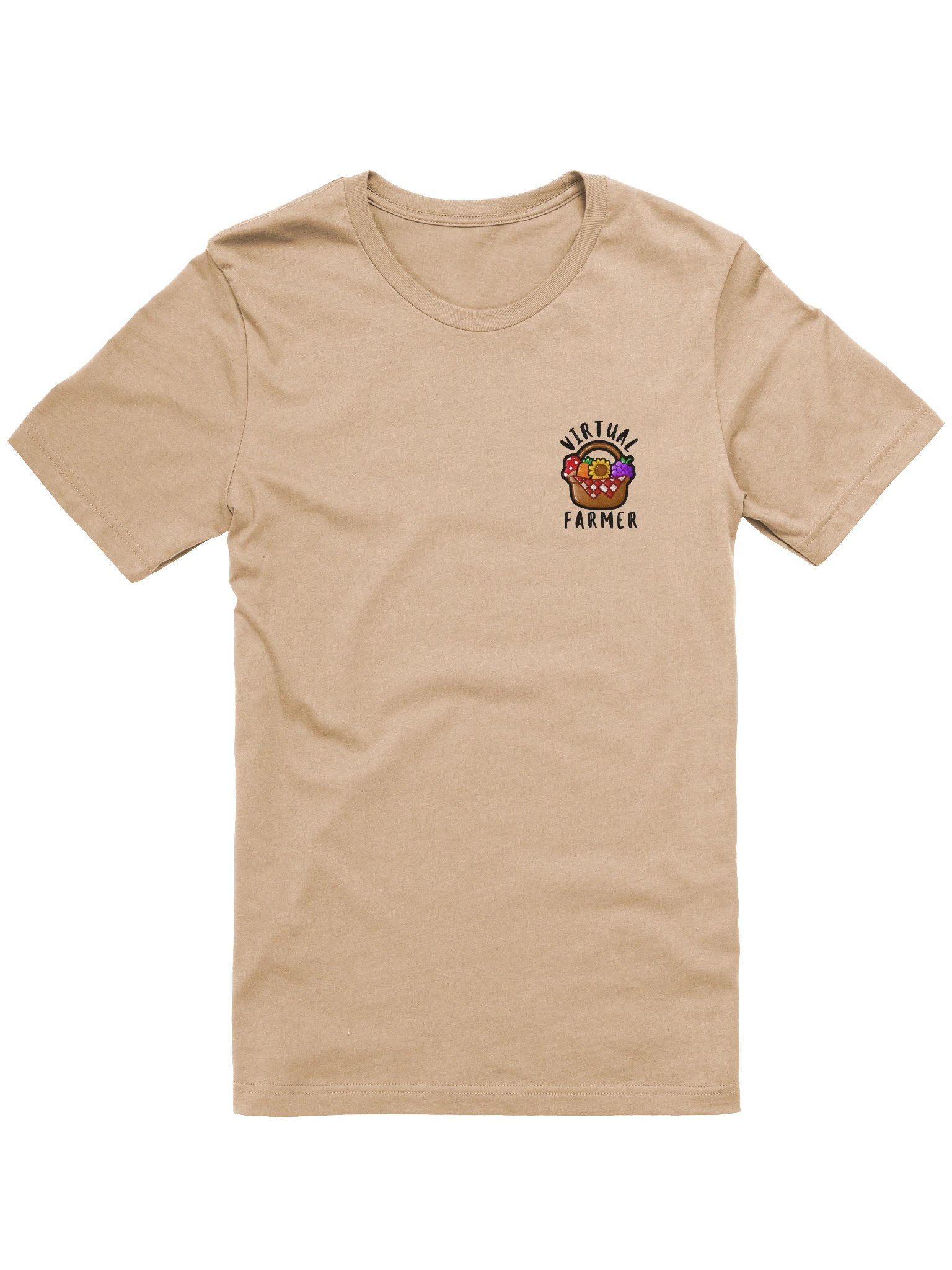 Virtual Farmer Tee - Black Text product image (2)