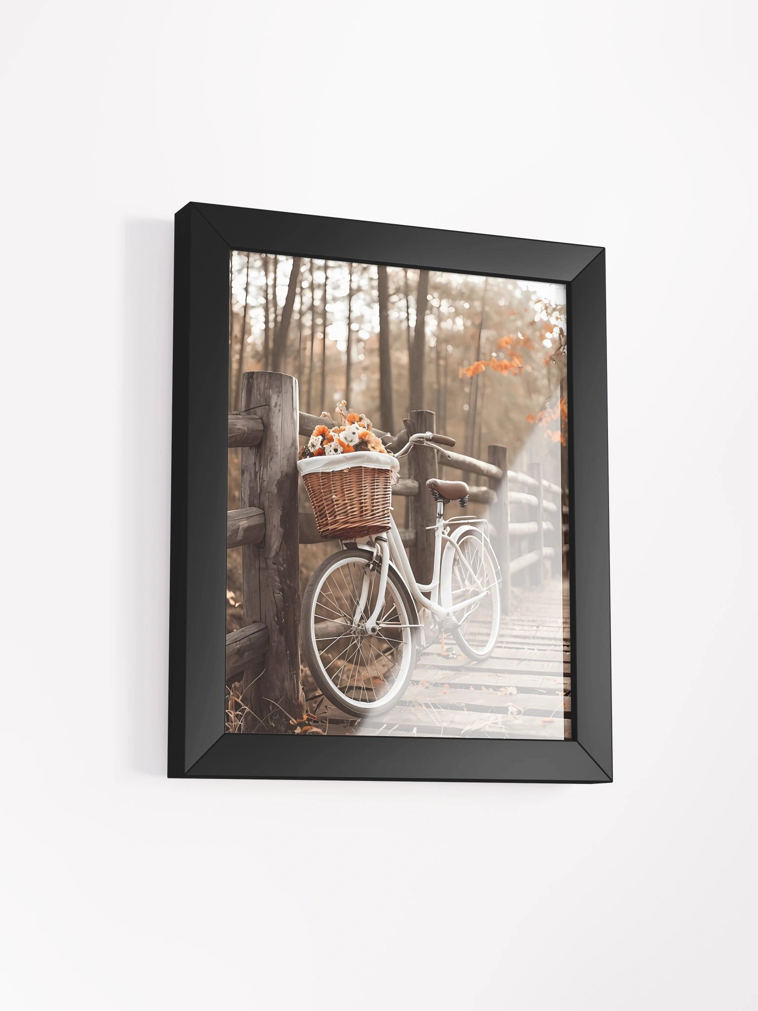Vintage Bicycle Bliss Framed Poster product image (3)