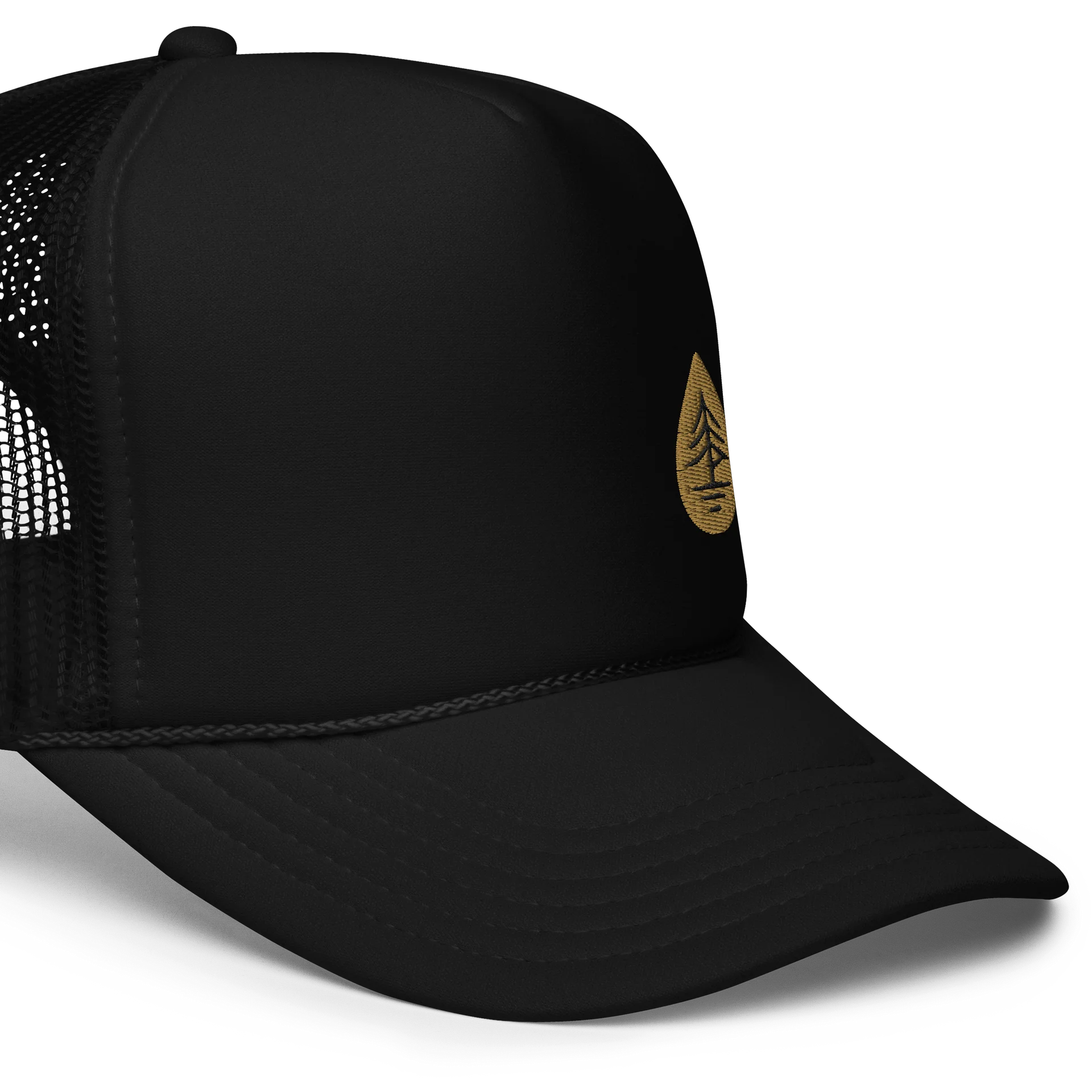 Just Wild Outdoor Foam Trucker Hat (Old Gold bottom right) product image (5)