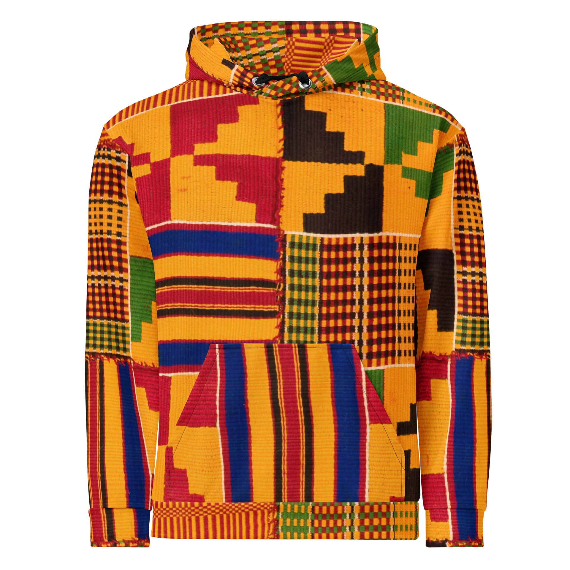 Kente Print Hoodie — Unisex product image (2)