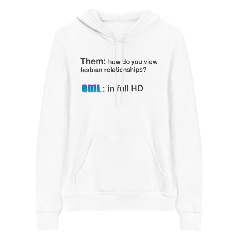 In Full HD Hoodie - White product image (1)