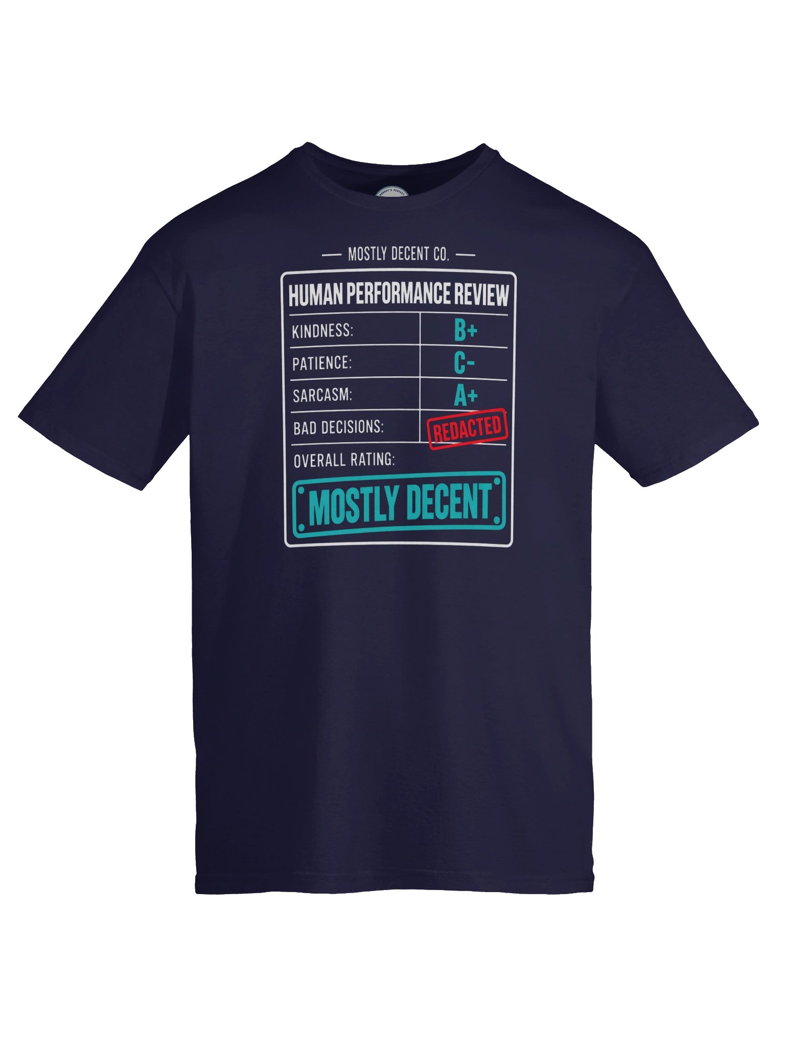 Human Performance Review T-Shirt (Dark Mode) product image (5)