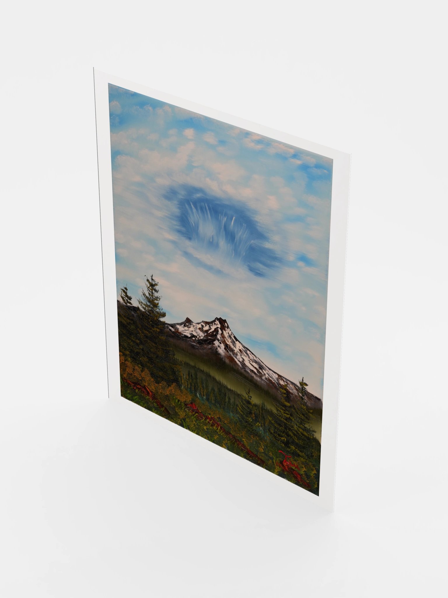 The Fallstreak Mountain - Matte Poster Print product image (3)