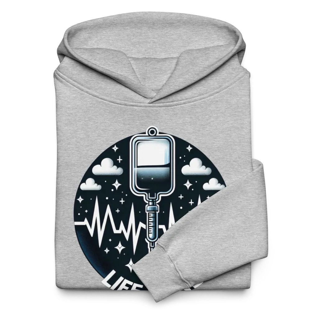 Lifeline EKG Oversized Hoodie product image (30)