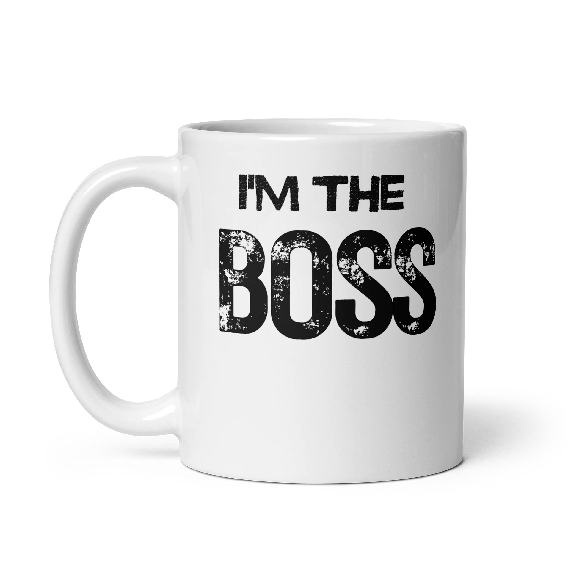 I'm The Boss Mug – Funny Two-Sided Office Coffee Cup product image (4)