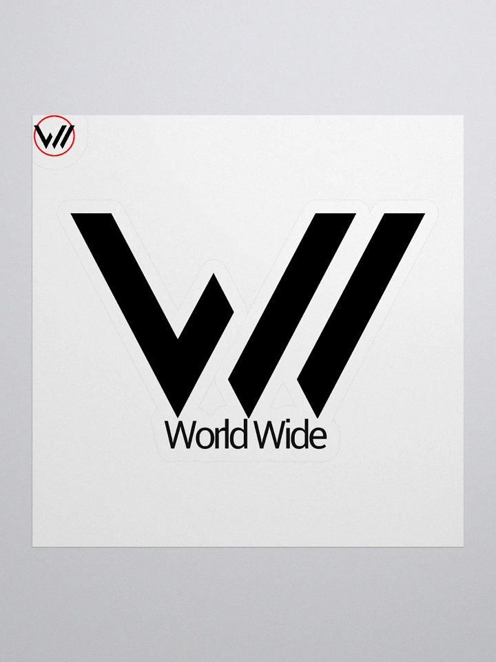 WorldWide Kiss Cut Stickers product image (1)