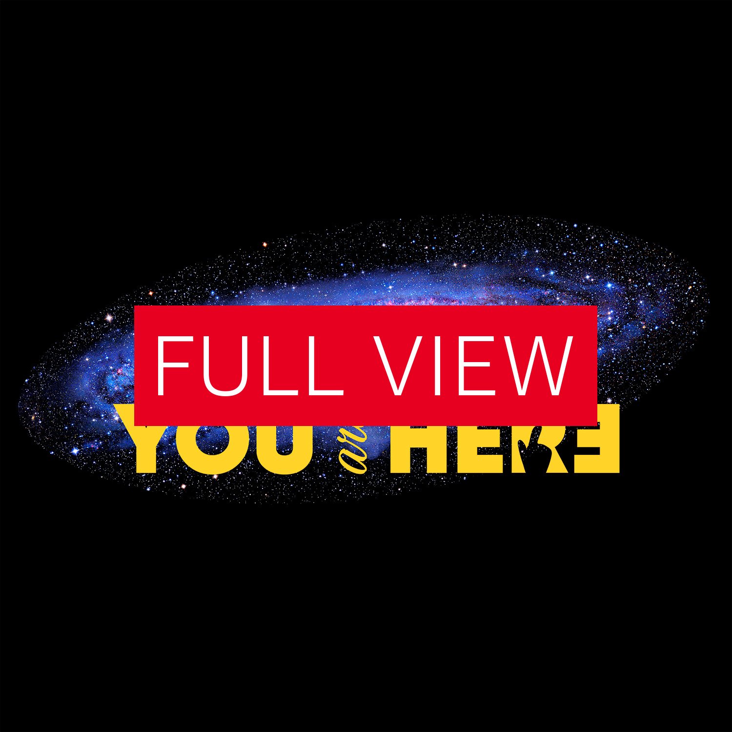 You are here: Milky Way galaxy map — Short-Sleeve Unisex T-Shirt, space t-shirt, star map product image (3)