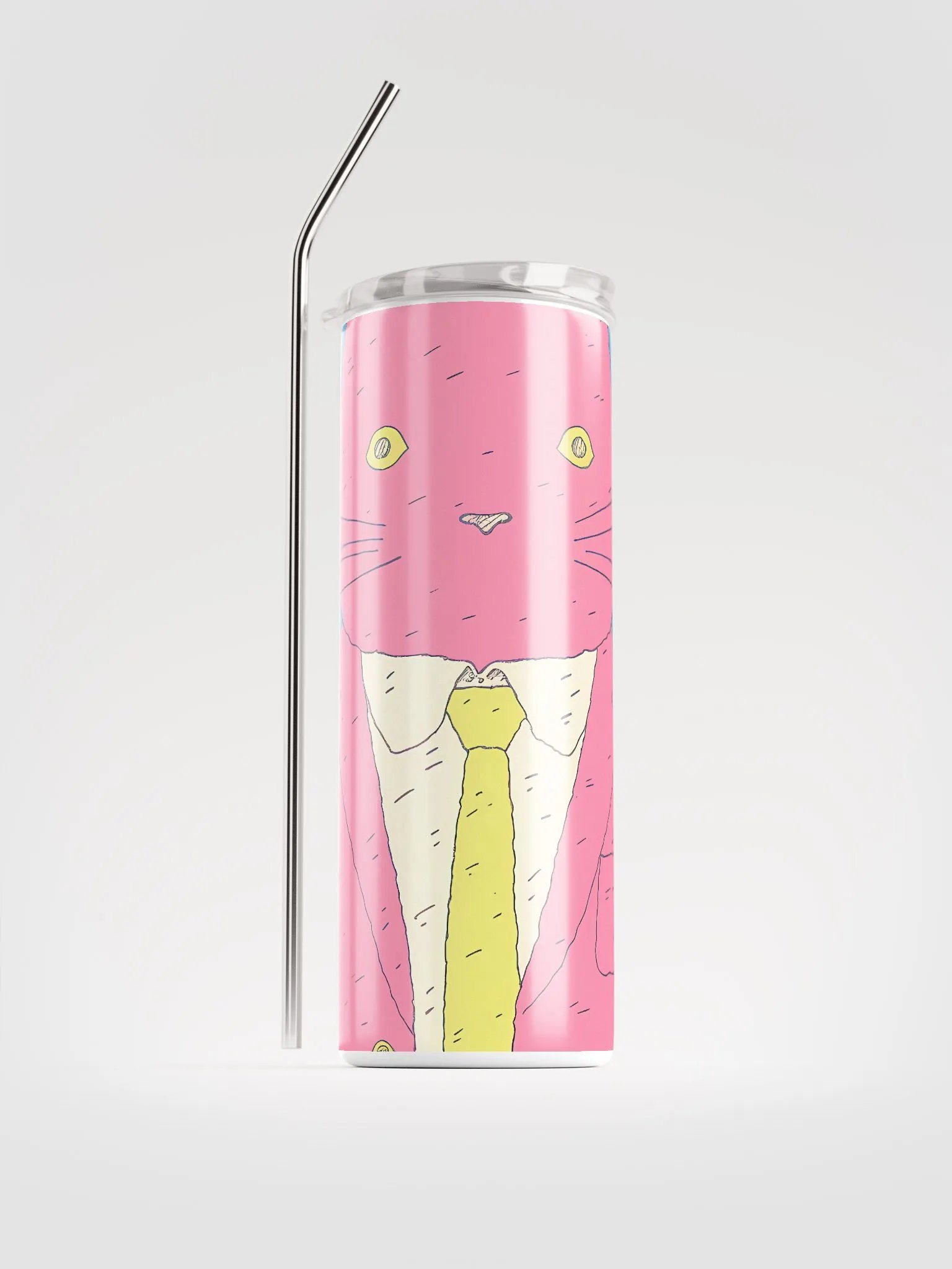 Mr. Whisker's Enterprise: The Pensive Professional Tumbler product image (1)