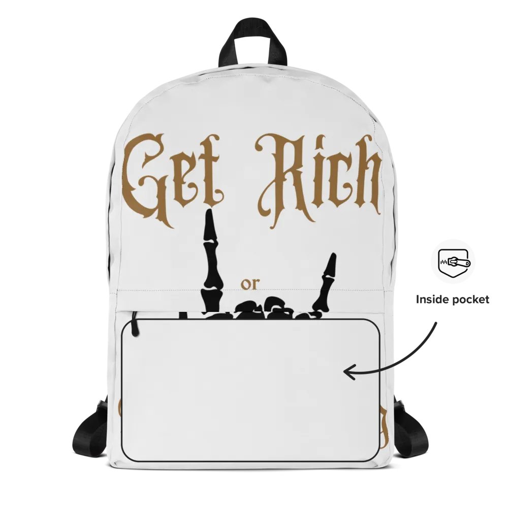 Get Rich or Die Trying Back Pack product image (12)