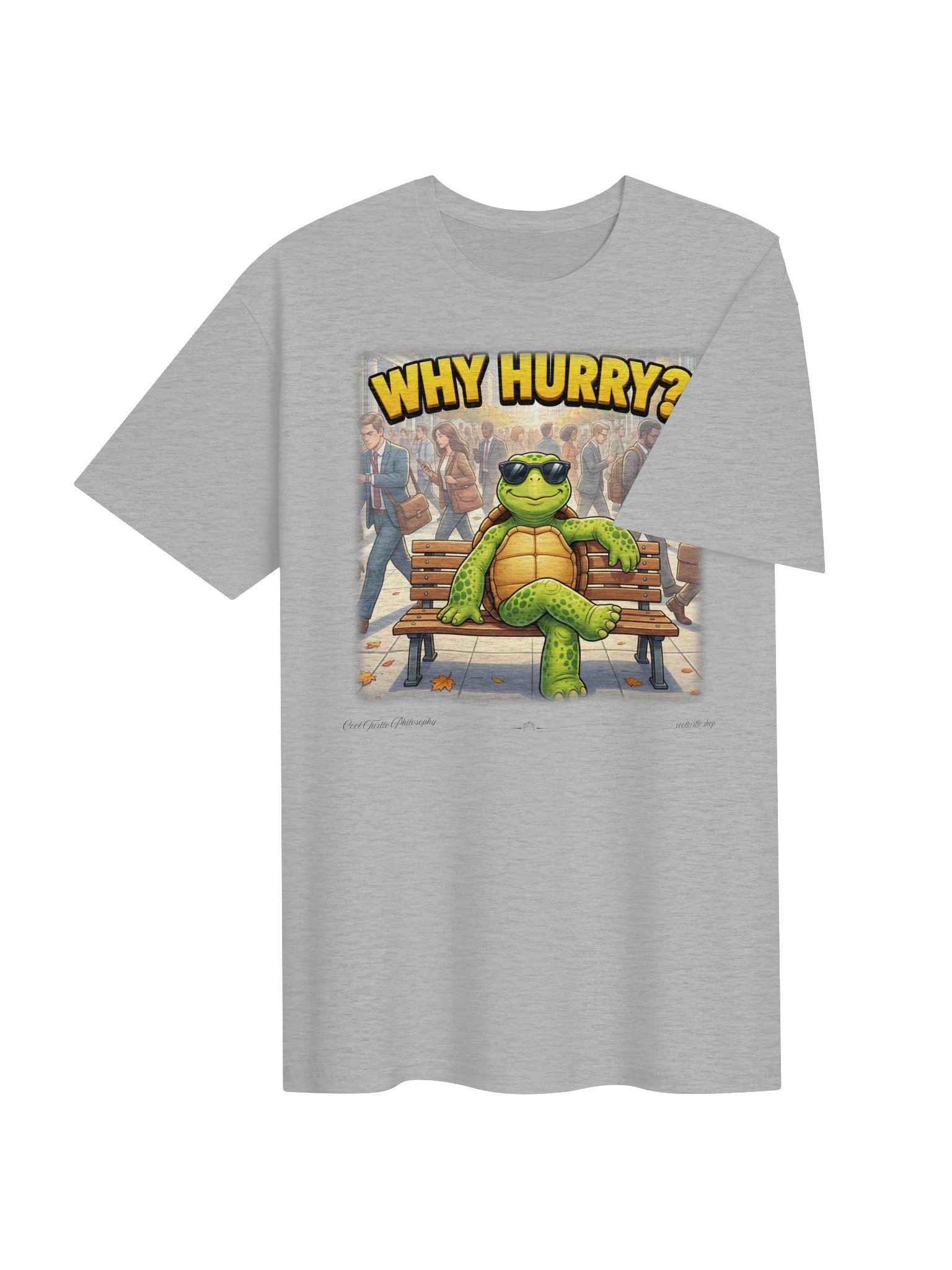 WHY HURRY? — Gildan 64000 Softstyle T-Shirt product image (3)