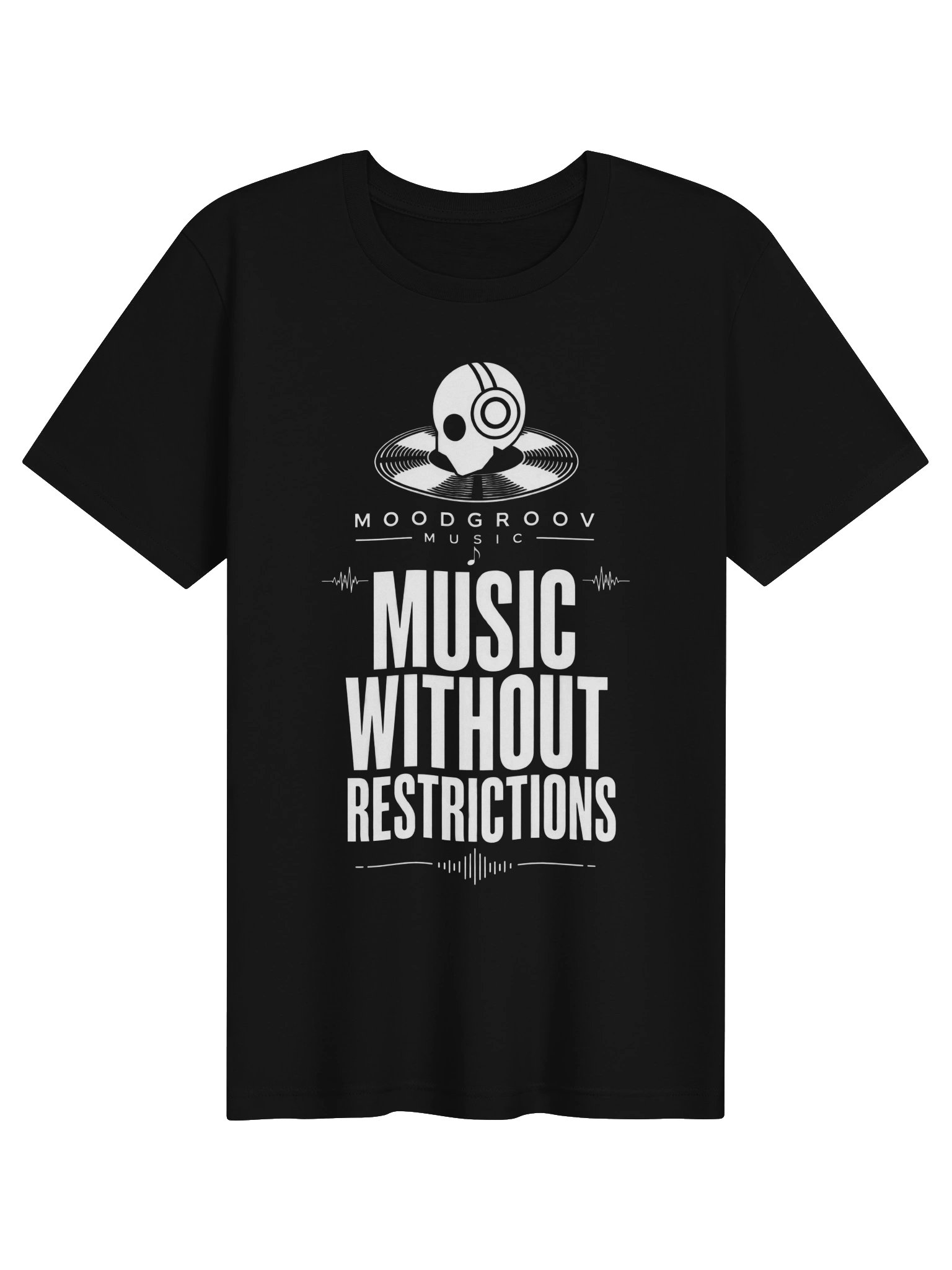 MoodGroov Women’s “Music Without Restrictions” Limited-Edition Tee product image (1)
