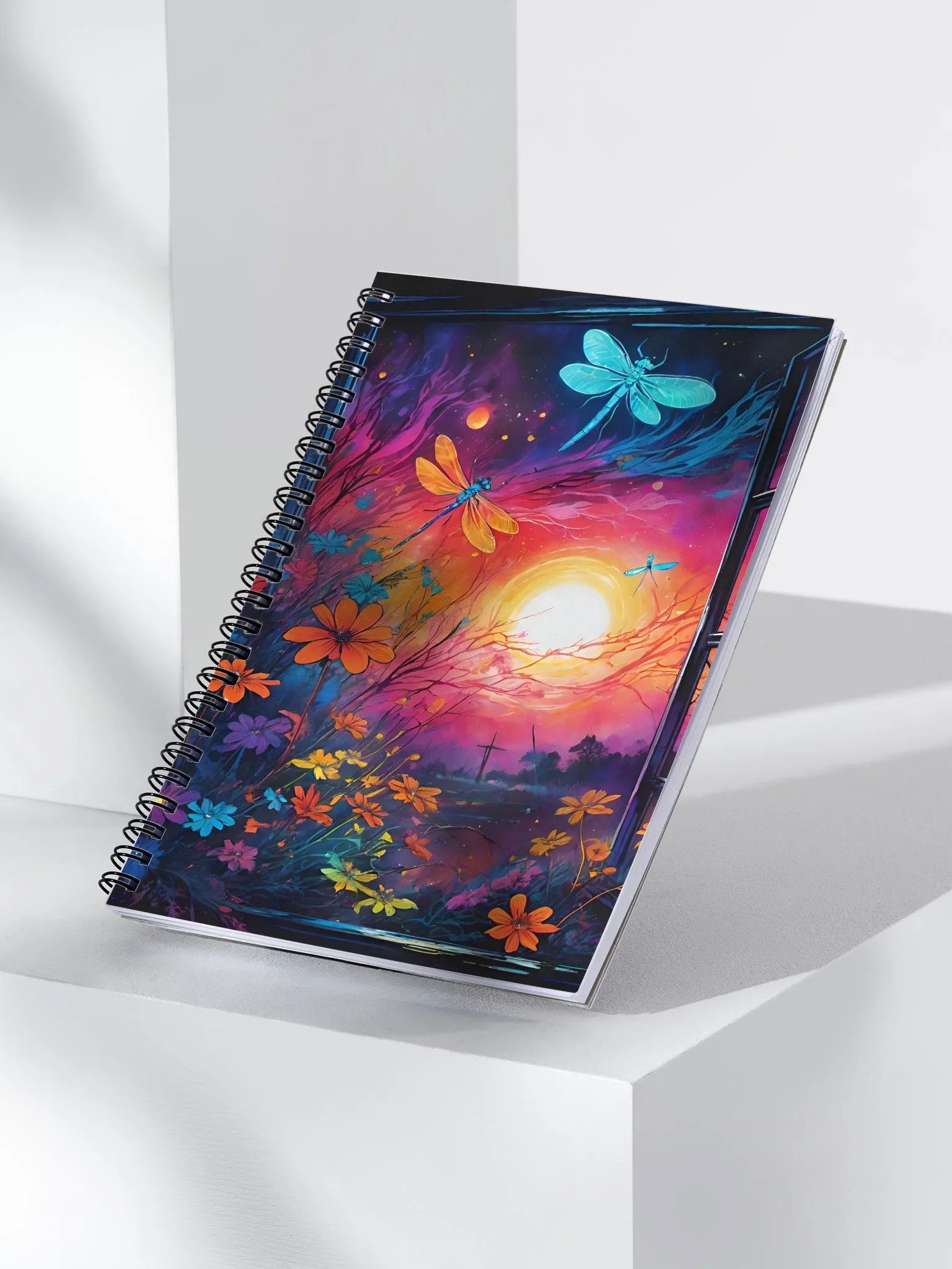 Enchanted Garden Sunrise Spiral Notebook product image (3)