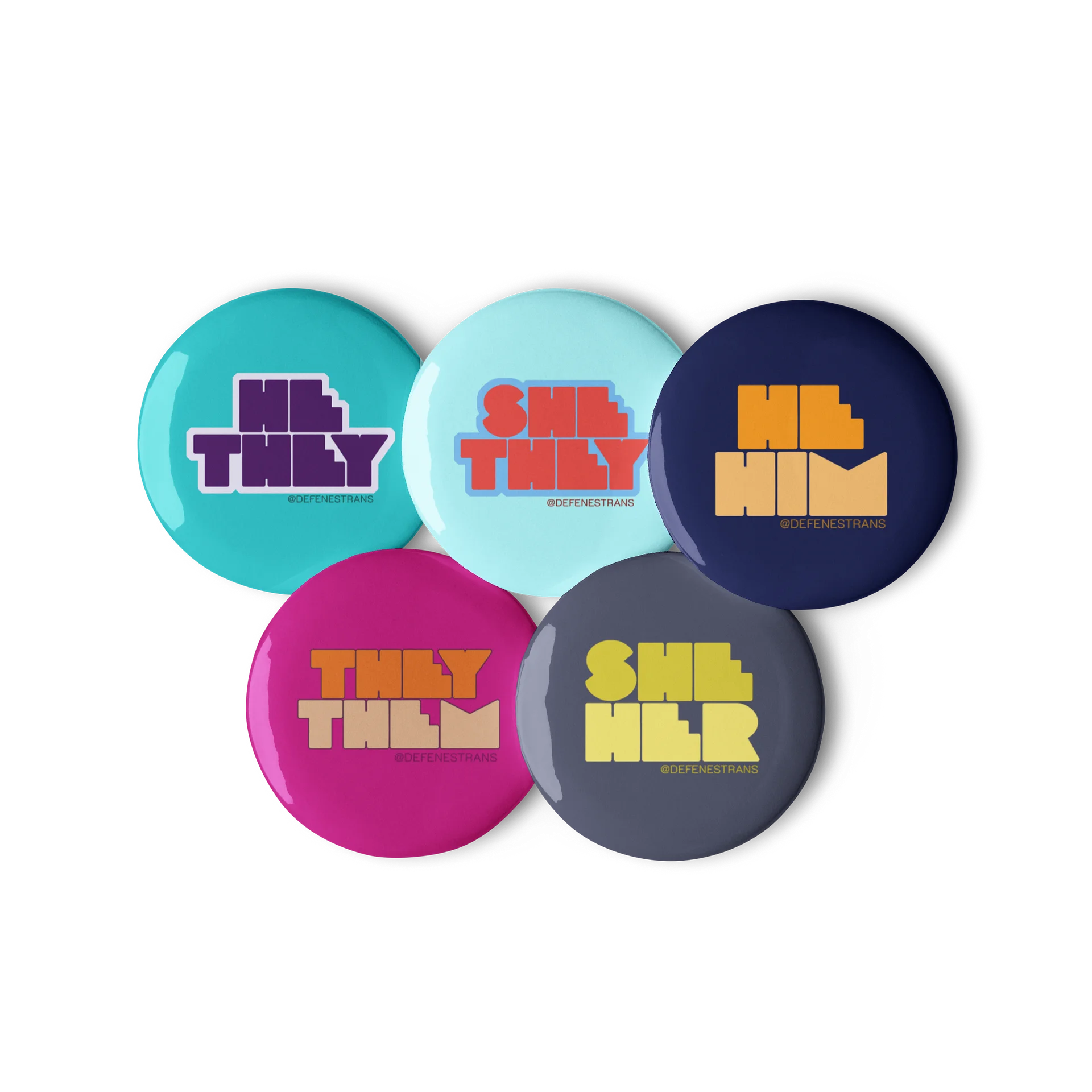 Pronoun Button Set #1 product image (2)